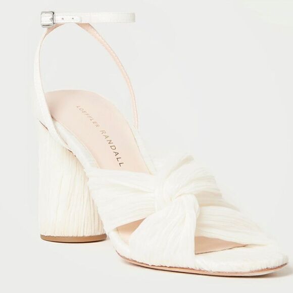 LOEFFLER RANDALL Reed Pearl Pleated Twist Heel - Picture 1 of 9